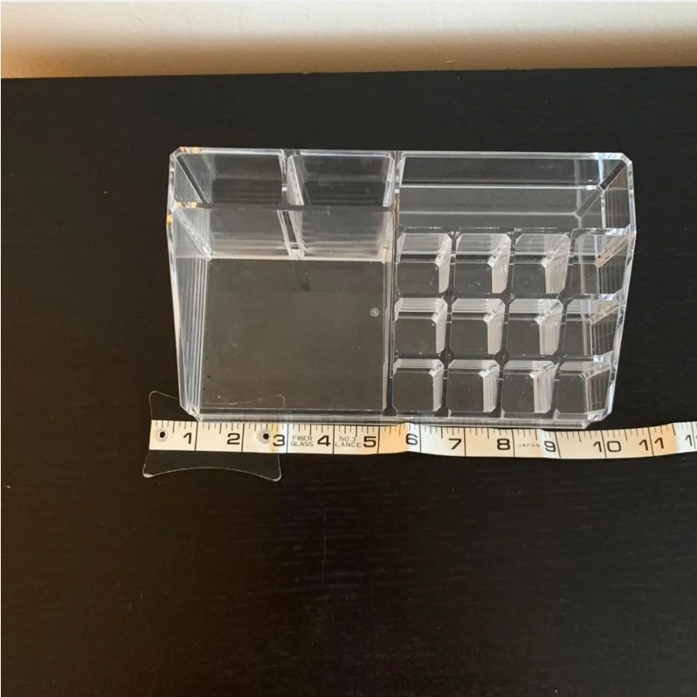 Acrylic make up organizer.
